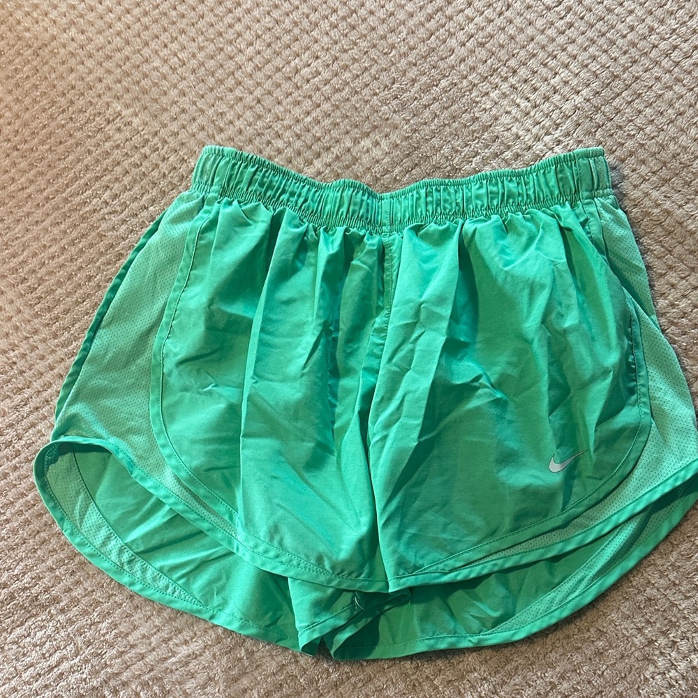 Nike DRI-FIT Women's Green Athletic Shorts